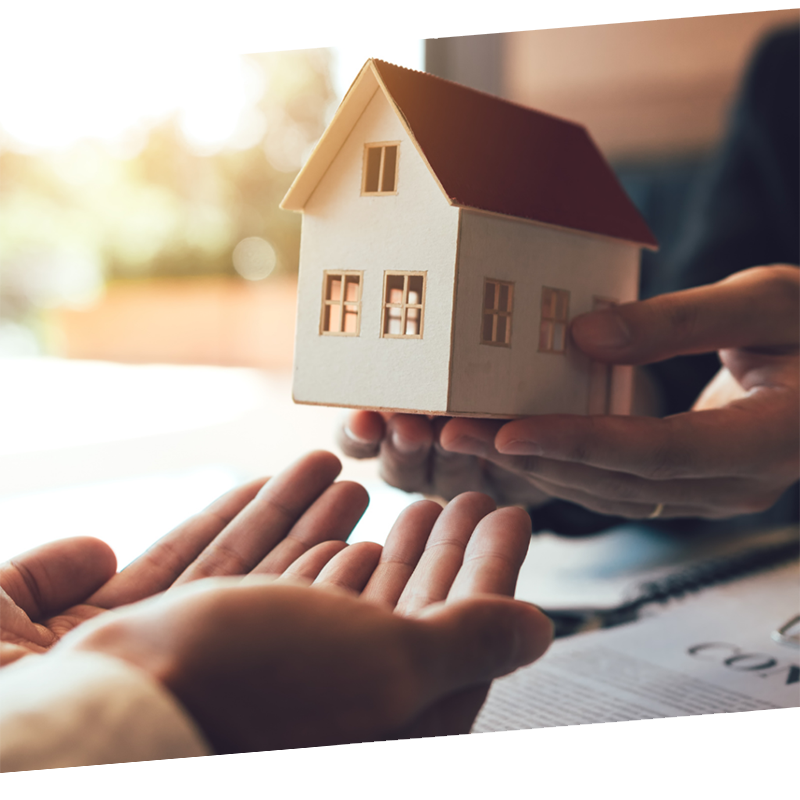 Übergabe eines Modelhauses Übergabe eines Modelhauses